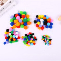 Factory sale Different sizes colorful safe diy pompom for kids DIY